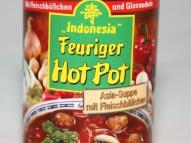 Feuriger Hot Pot, Asia-Suppe mit Fleischbällchen | Hochgeladen von: cavemaennchen