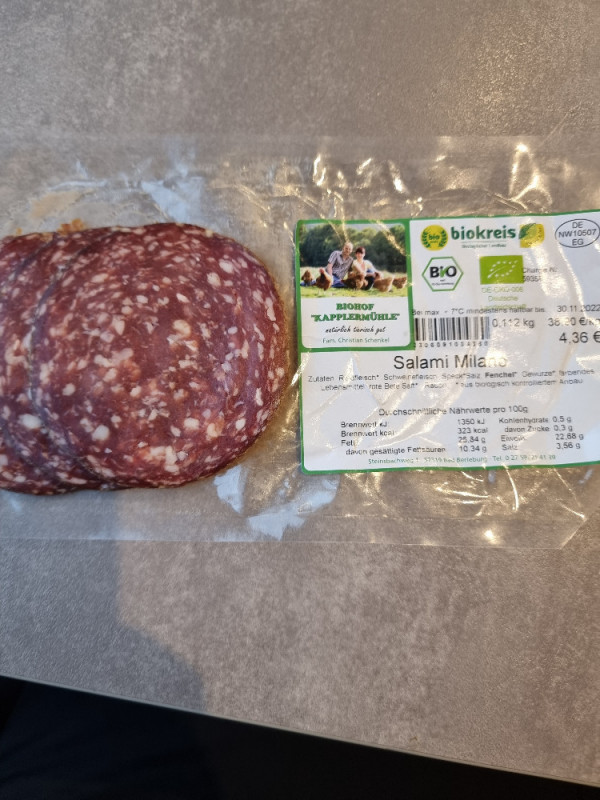 Salami, Biokreis von Badstuber92 | Hochgeladen von: Badstuber92