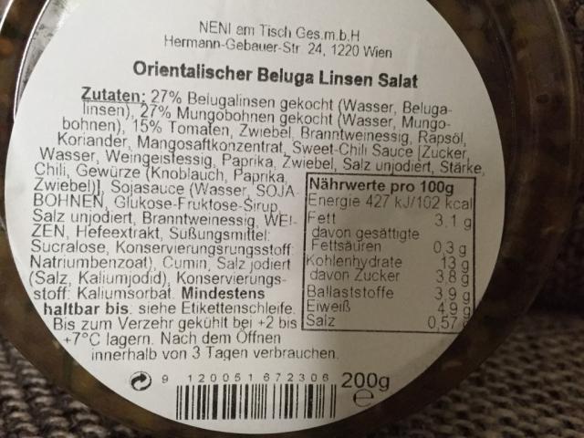 Orientalischer Beluga Linsen Salat | Hochgeladen von: rks