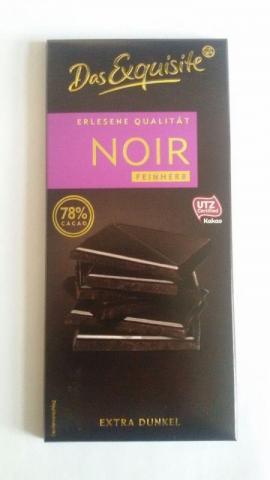 Bitterschokolade Das Exquisite Noir, 78% Kakao | Hochgeladen von: lgnt