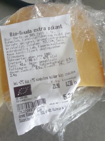 Bio Gouda Extra pikant von Muskelgurke | Hochgeladen von: Muskelgurke