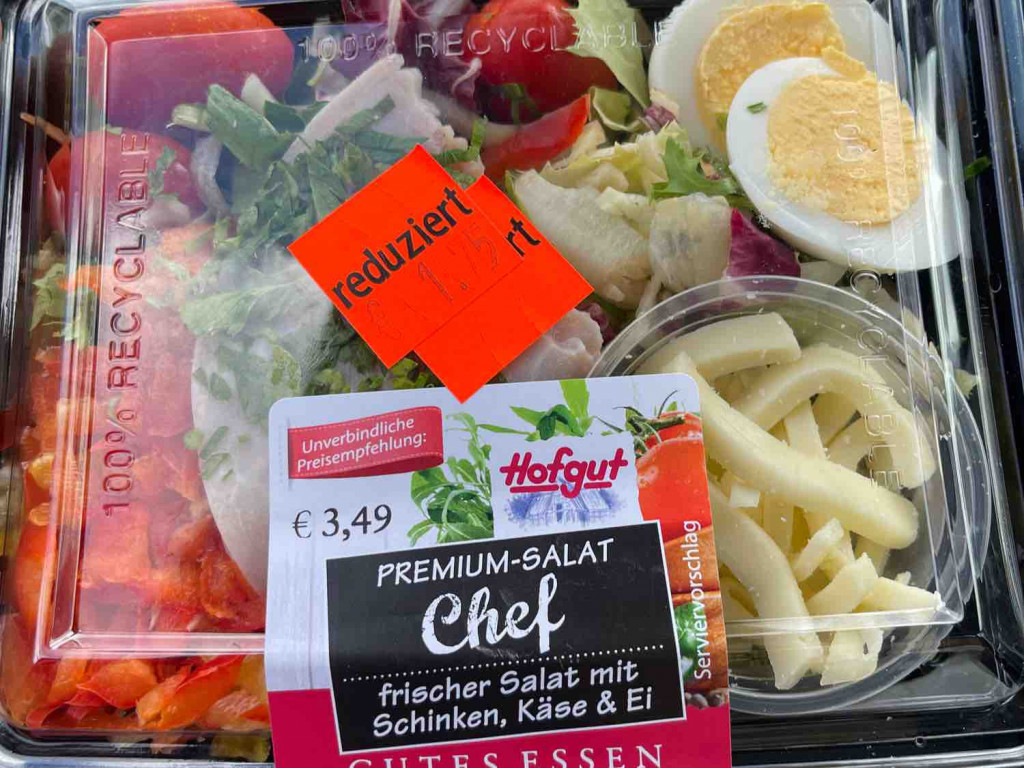Hufgut Premium Salat Chef, Frischer Salat mit Schinken, Käse &am | Hochgeladen von: RahaRaha