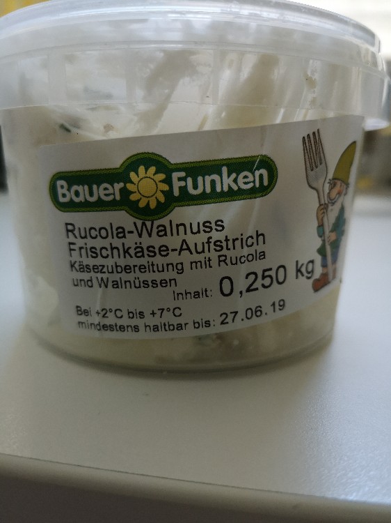 Bauer Funken, Rucola-Walnuss-Frischkäse Aufstrich Kalorien - Neue ...