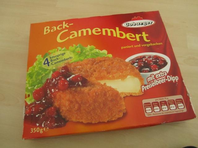 Back-Camembert, mit extra Preiselbeer-Dipp | Hochgeladen von: Teecreme