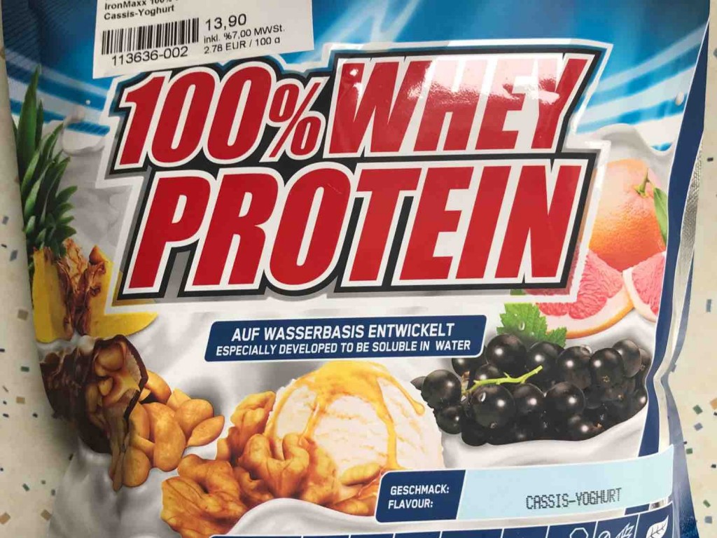 100 % Whey Protein Cassis von co314 | Hochgeladen von: co314