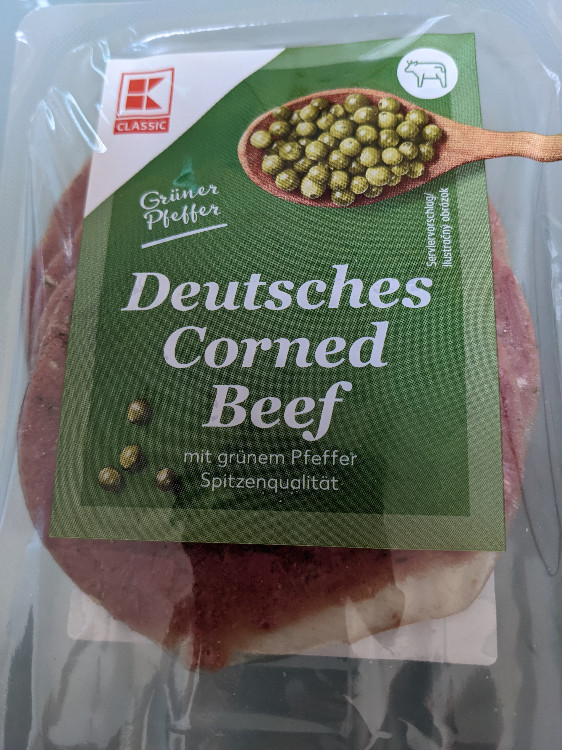 K-Classic, Deutsches Corned Beef, mit grünem Pfeffer Kalorien - Neue ...
