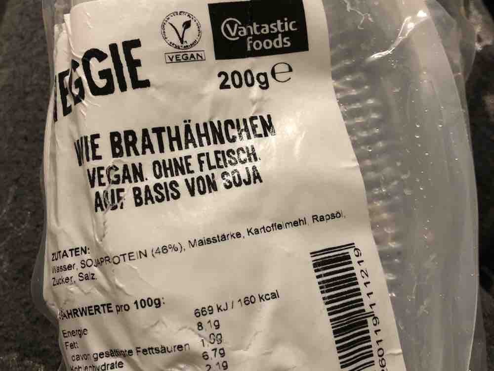 VEGGIE wie Brathähnchen, vegan, ohne Fleisch  auf Basis von Soja | Hochgeladen von: Bettuey