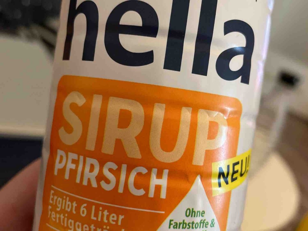 Hella  Sirup Pfirsich von Heisenberg2020 | Hochgeladen von: Heisenberg2020