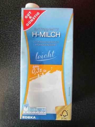 Entrahmte H-Milch , 0,3% Fett | Hochgeladen von: CaroHayd