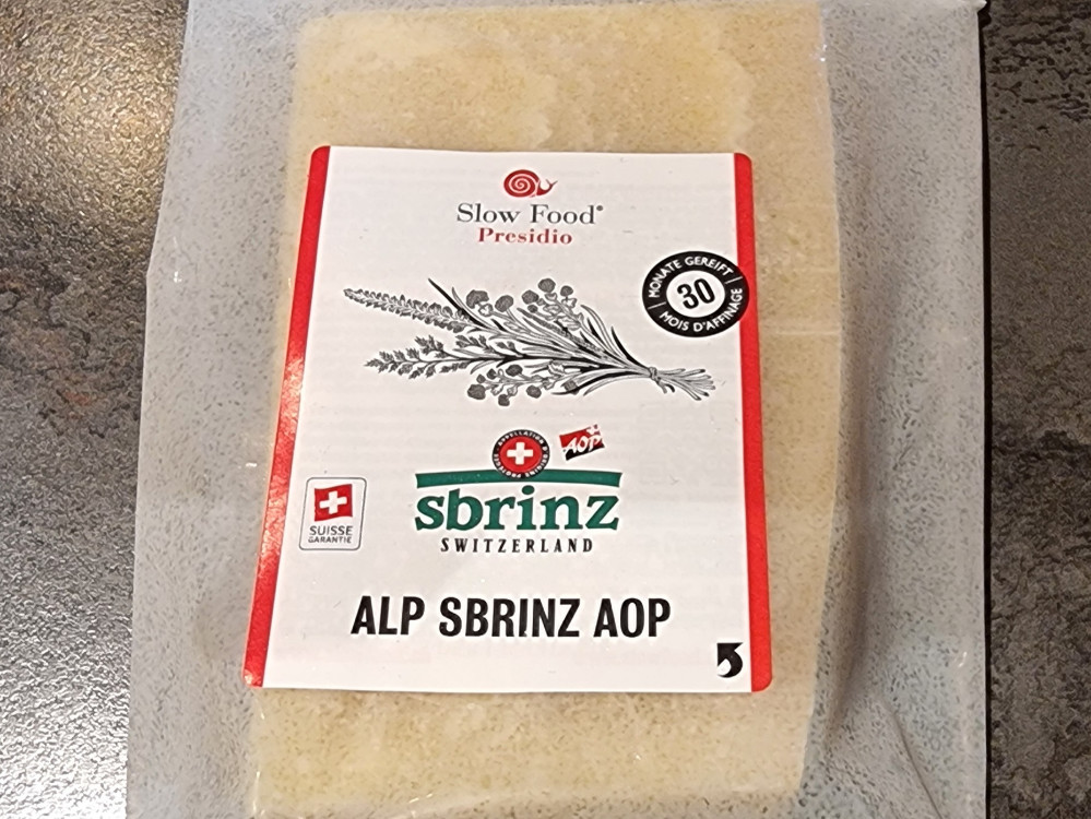 Alp Sbrinz AOP, Vollfett-Extrahartkäse, mit Rohmilch hergestellt | Hochgeladen von: Lory Ley