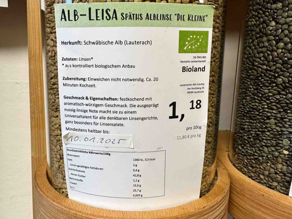 Alb-Leisa Linsen, Bio & Vegan von Eloquent | Hochgeladen von: Eloquent