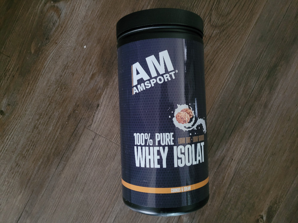 AmSport (100% pure Whey isolat Cookies&Cream) von Amy-Lynn | Hochgeladen von: Amy-Lynn