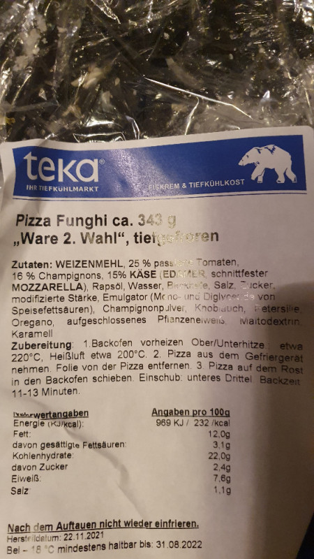 Pizza Funghi (2.Wahl) von Kenzie01 | Hochgeladen von: Kenzie01