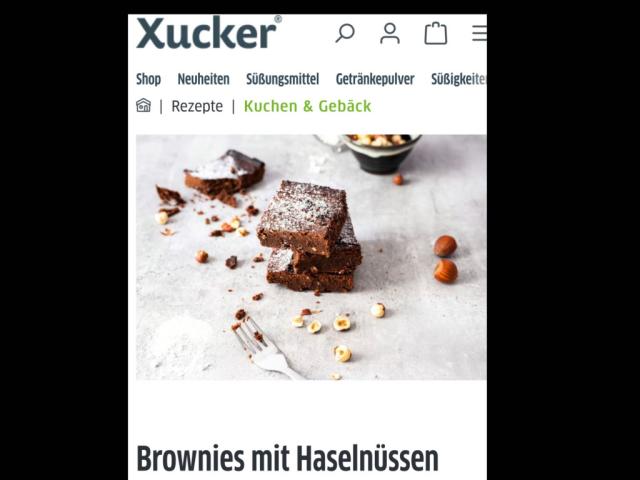 Brownie mit Haselnüsse, Xucker von ManuS209 | Hochgeladen von: ManuS209