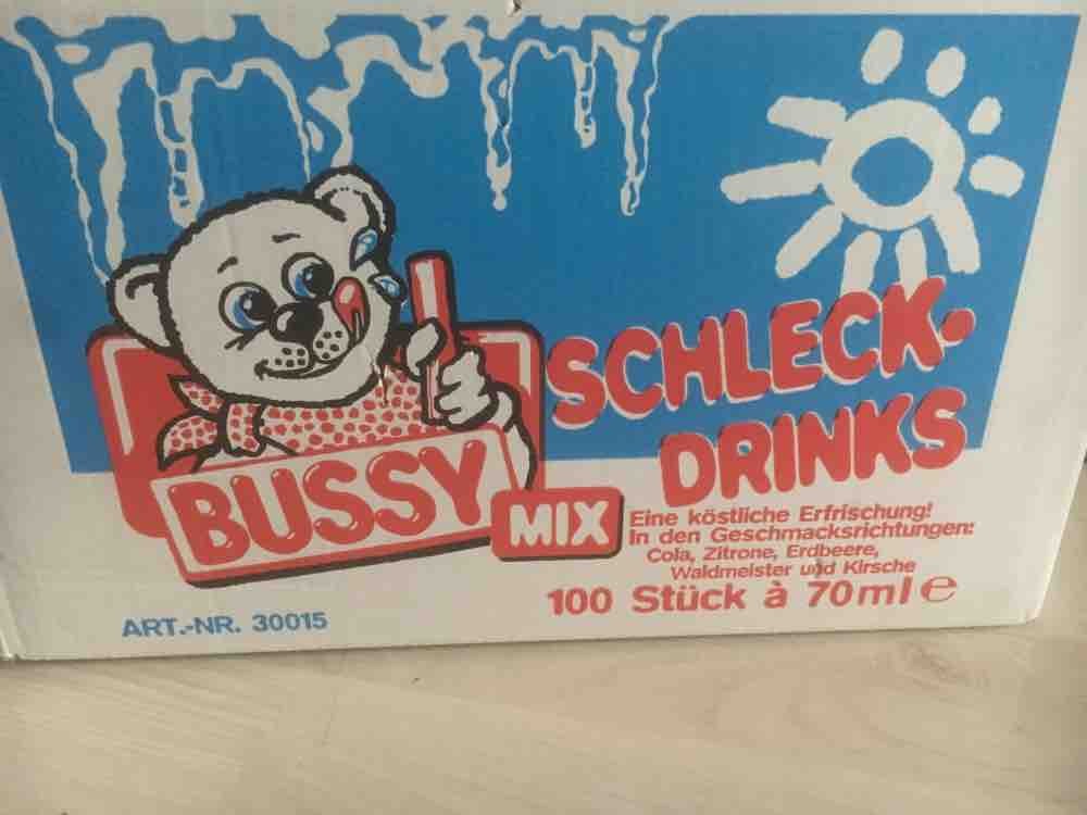 BUSSY mix Schleck-Drinks, Cola, Zitrone, Erdbeere, Waldmeister,  | Hochgeladen von: Epsylia