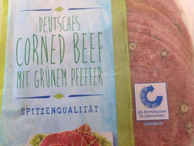 Deutsches Corned Beef mit grünem Pfeffer, von Gut Drei Eichen(Al | Hochgeladen von: mam61