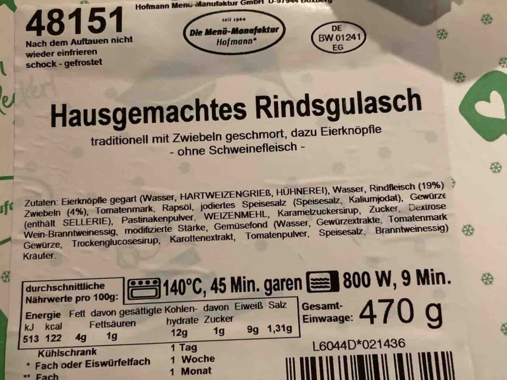 Hausgemachtes Rindsgulasch 48151 von vossymitbart | Hochgeladen von: vossymitbart