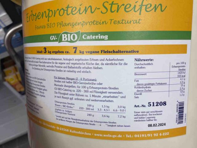 Erbsenprotein Streifen von zottelzabel | Hochgeladen von: zottelzabel