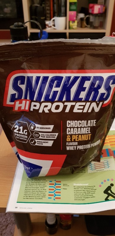 Snickers HI Protein, Chocolate Caramel & Peanut Flavor - Whe | Hochgeladen von: fitbysam.com