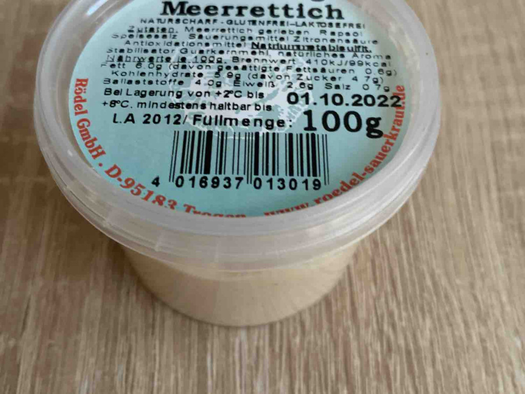 Meerrettich, naturscharf-glutenfrei-laktosefrei von Millasoma | Hochgeladen von: Millasoma