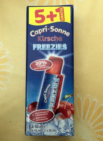 Capri-Sonne Cherry Freezies, Kirsche | Hochgeladen von: xmellixx
