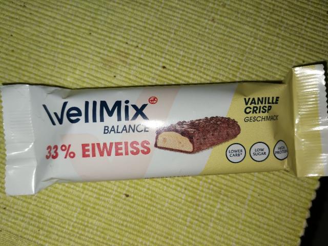 Wellmix Balance Vanille Crisp, 33% Eiweiß,  Vanille Crisp von Mo | Hochgeladen von: Mops73