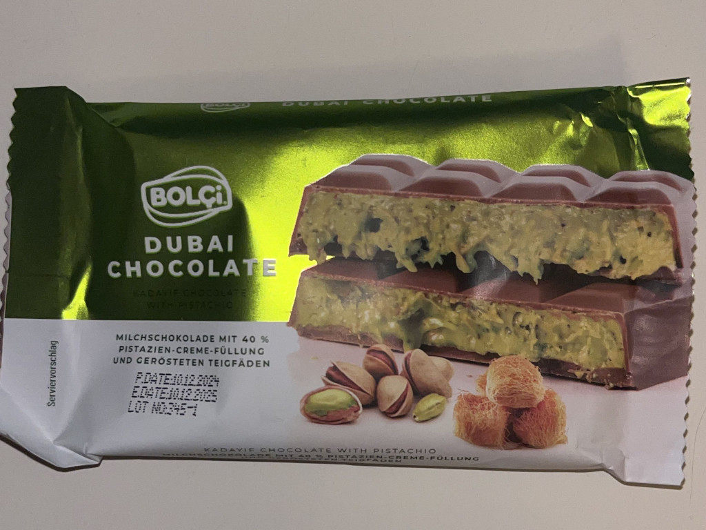 Dubai Chocolate Bolci, Kadayif Chocolate with pistachio von wenk | Hochgeladen von: wenkeerler