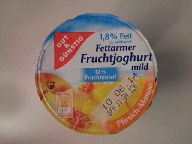 Fettarmer Fruchtjoghurt mild 1,8 %, Pfirsich-Mango | Hochgeladen von: RandyMS