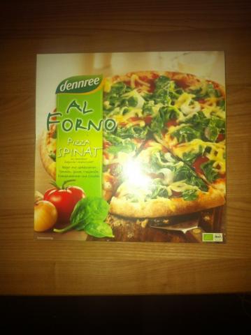 Dennree Al Forno Pizza Spinat | Hochgeladen von: krawalla1