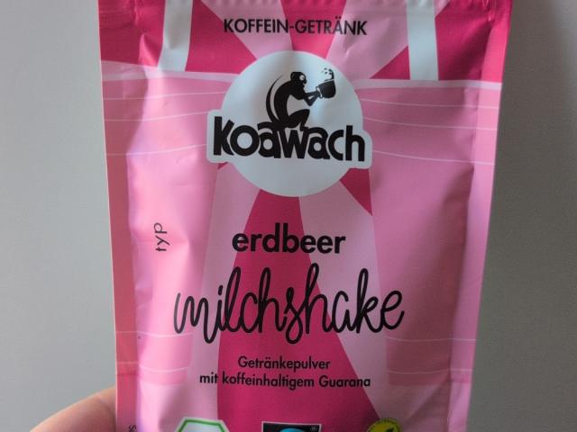 Koawach Erdbeer Milchshake, Getränkepulver mit koffeinhaltigen G | Hochgeladen von: magruebu