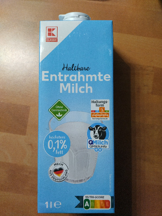 Haltbare Entrahmte Milch, 0,1% Fett von Leo1382 | Hochgeladen von: Leo1382