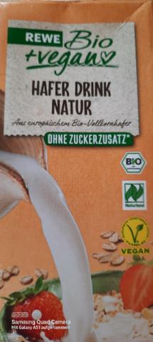 hafermilch Rewe Bio, Natur ohne Zuckerzusatz von Soky | Hochgeladen von: Soky