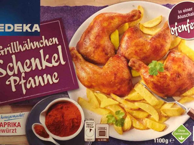 Grillhähnchen Schenkel Pfanne, mit Paprika gewürzt von SaLe19 | Hochgeladen von: SaLe19