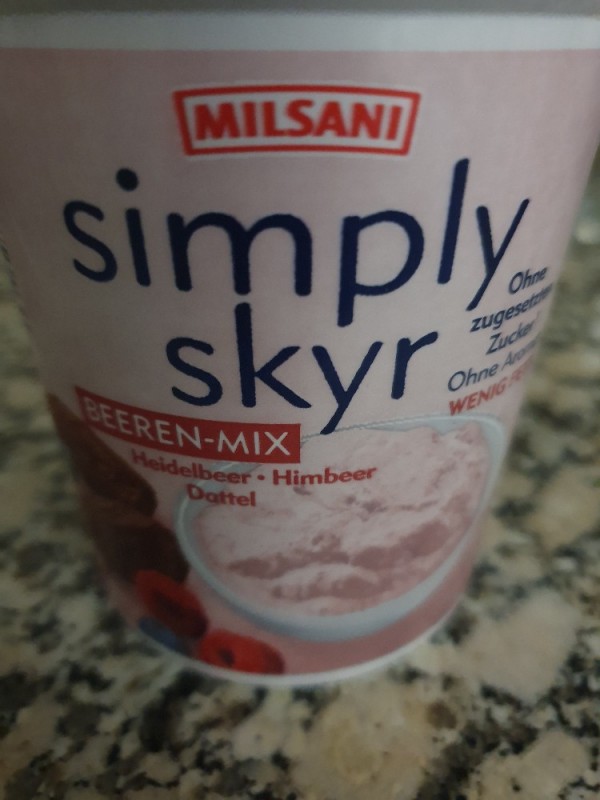 Milsani, Simply skyr, Beeren-Mix Kalorien - Joghurt - Fddb