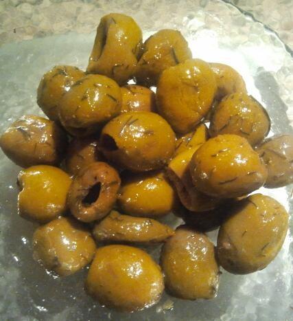 Knoblauch-Oliven trocken eingelegt (Feinkost Dittmann) , Kno | Hochgeladen von: Ramona76