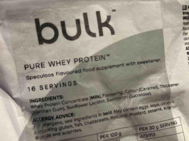 Pure Whey Protein, Spekulatius von andipl25 | Hochgeladen von: andipl25