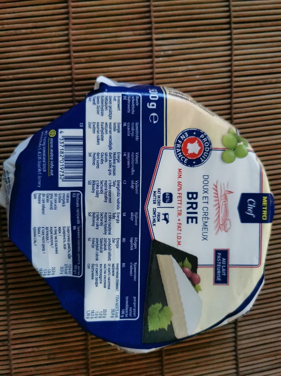 Brie 60 % Fett I.TR., Doux et Crèmeux von Jens. | Hochgeladen von: Jens.