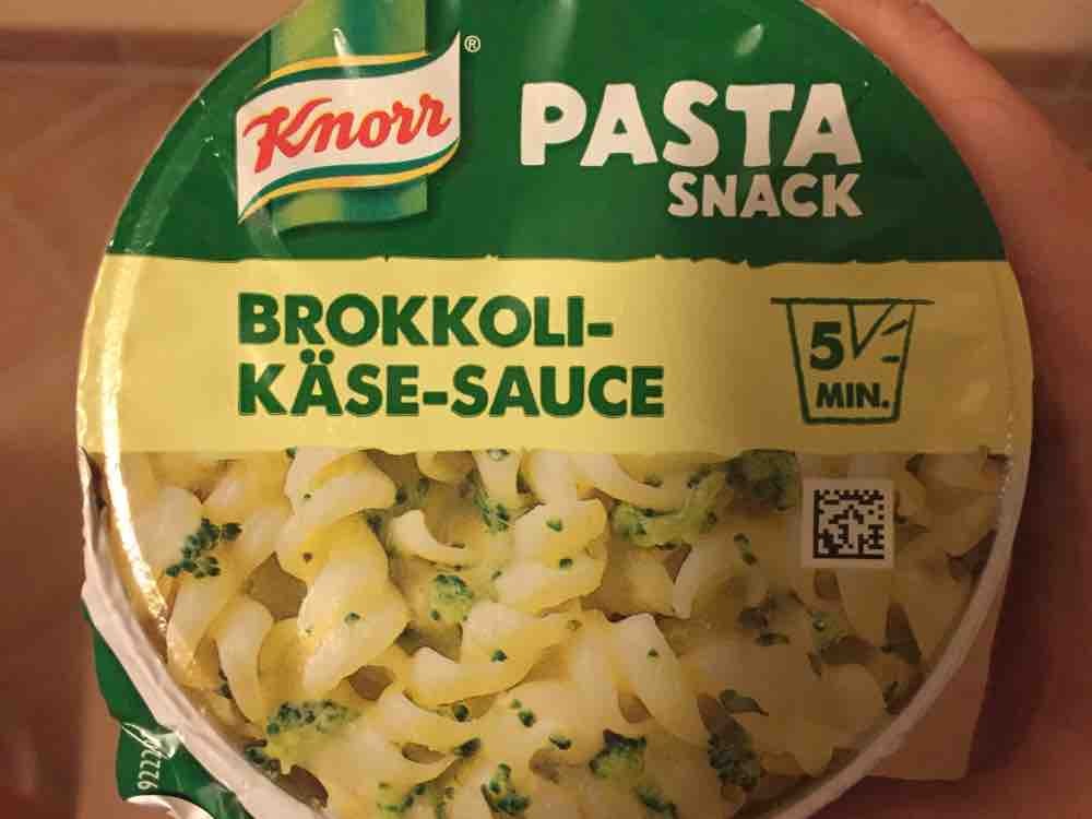 Knorr, Pasta Snack, Brokkoli-Käse-Sauce, zubereitet Kalorien - Saucen ...