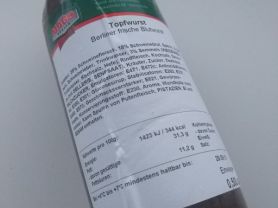 Topfwurst, Berliner frische Blutwurst | Hochgeladen von: Hasenpriester