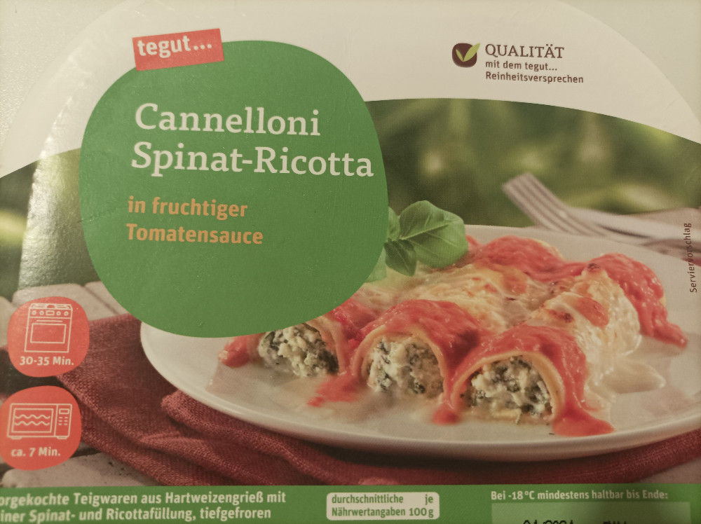 Cannelloni Spinat-Ricotta, in fruchtiger Tomatensoße von Ernie M | Hochgeladen von: Ernie Mc Speck
