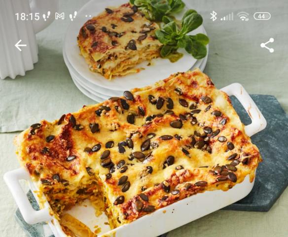 Möhren Wirsing Lasagne, mit Feldsalat und Vinaigrette von chwein | Hochgeladen von: chwein