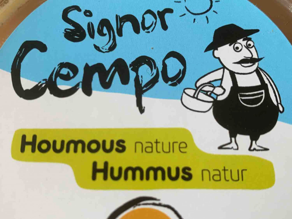 Natur Hummus Signor Cempo, Kichererbsenzubereitung mit Sesam von | Hochgeladen von: wieselchen