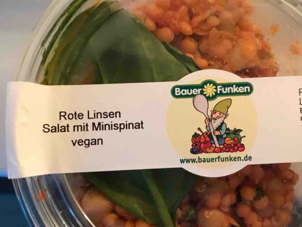 Rote Linsen Salat mit Minispinat von claraess | Hochgeladen von: claraess