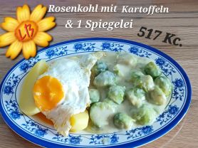 Rosenkohl mit Kartoffeln &amp; 1 Spiegelei | Hochgeladen von: Muckelchen2407