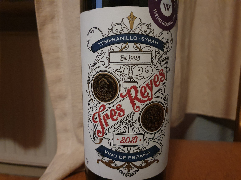 Tres Reyes Tempranillo-Syrah 2021, Rotwein 14 % von Schorsch 808 | Hochgeladen von: Schorsch 808