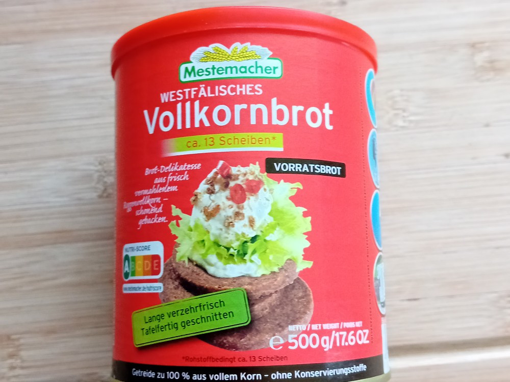 Mestemacher Roggenvollkornbrot, rund, aus der Dose von MaLOGI | Hochgeladen von: MaLOGI