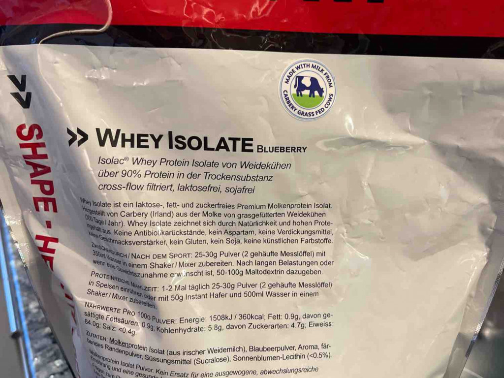 Whey Isolate Blueberry von slingshot | Hochgeladen von: slingshot