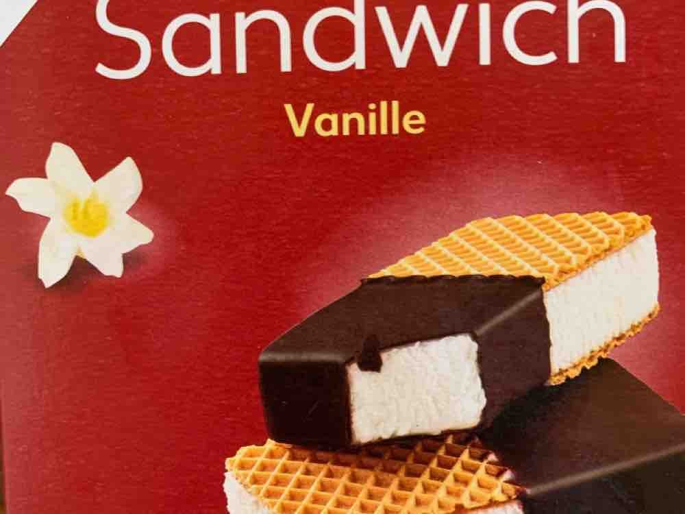 Sandwich Vanille, Bourbon-Vanilleeis mit  kakaohaltiger Fettglas | Hochgeladen von: 58lady