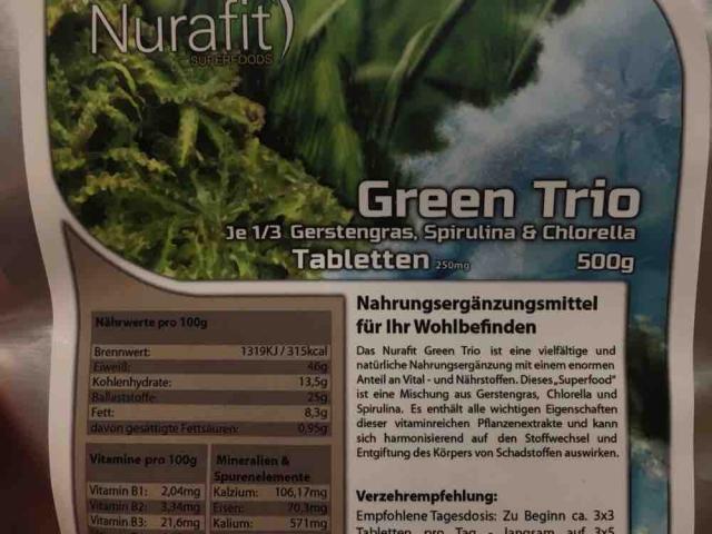 Green Trio Superfood, 1/3 Gerstengras Spirulina Chlorella von ol | Hochgeladen von: oldamsterdam