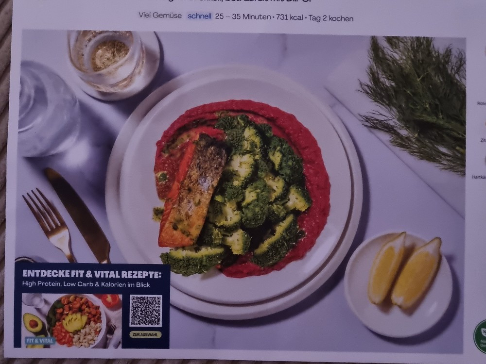 Lachsfilet auf Rote Beete-Püree, Hello Fresh von Tinsche | Hochgeladen von: Tinsche